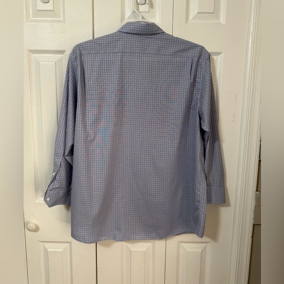 Hart Schaffner Marx Men’s Plaid Long Leeve Pima Cotton Button Down neck 17 - Picture 4 of 7